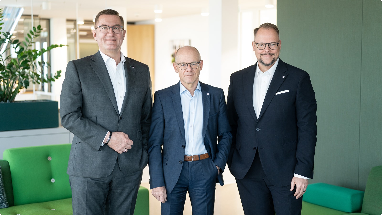 Vorstand der Evangelischen Bank als Gruppenfoto
